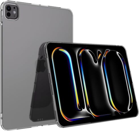 Puxicu Clear Case for iPad Pro 11 Inch 2022/2021/2020 Model, Slim Design Flexible Soft TPU Protective Cover for iPad Pro 11-inch (4rd&3rd&2rd Generation),Transparent in Kuwait