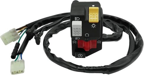 M MATI Handlebar Control Switch بدء تشغيل زر إيقاف الإضاءة الرئيسية لـ Honda TRX250X 2009-2017 TRX250EX Sportrax 250 2008 35150-HN6-A52 35150-HN6-A51 in Saudi Arabia