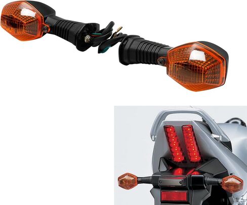 TCMT Rear Turn Signal Lights Fit For SV 650N 2003-2009 SV 650S 2003-2016 SV 1000 N/S 2003-2008 SFV 650 Gladius 2009-2015 DL1000 2002-2006 DL650 2004-2010 DL650A (V-Strom 650A) 2007-2010 in Saudi Arabia