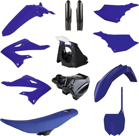 Polisport Motocross (MX) Restyling Kit for Yamaha YZ 125/250 (2002-2021) Dirt Bike – OEM Quality, Durable, Flexible & Perfect Fit – Blue/Black in Saudi Arabia
