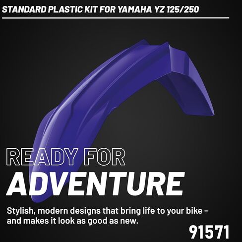 Polisport Motocross (MX) Restyling Kit for Yamaha YZ 125/250 (2002-2021) Dirt Bike – OEM Quality, Durable, Flexible & Perfect Fit – Blue/Black in Saudi Arabia