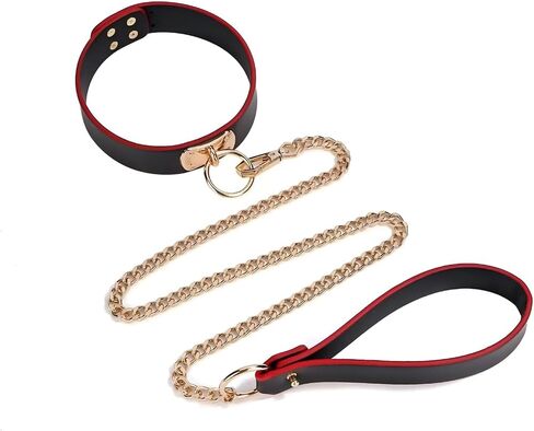 Choker Necklace for Women Black Necklace for Girls, Leather Collar and Leash Set for Cosplay, Goth Punk Rave Accessories Gothic Jewelry Dresses Sexy Collar for Women in Saudi Arabia