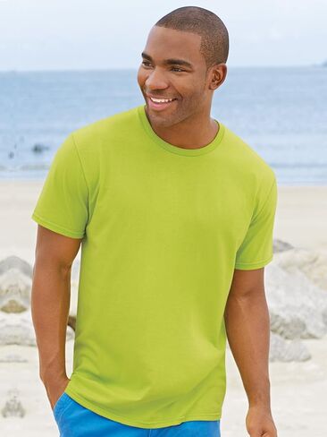 ثمرة البالغ البالغ 4.7 أوقية. Sofspun® Jersey Crew T-Shirt XL Carolina Heather in Saudi Arabia