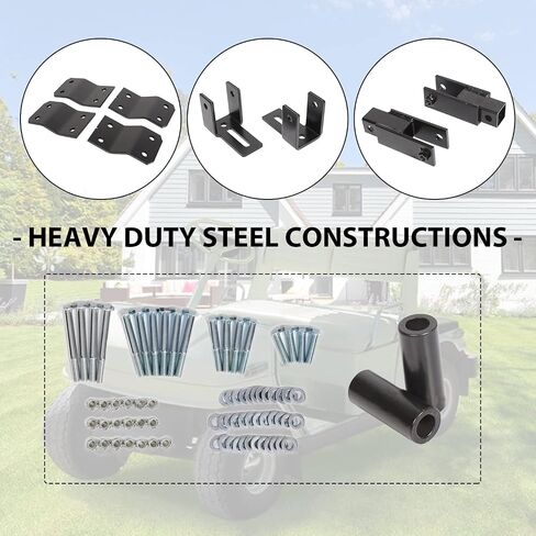 HECASA 4" Block Lift Kits Compatible with Yamaha 1985-1994 G2 G9 Gas and Electric Golf Cart Lift kits ATV UTV 20" Tires in Saudi Arabia