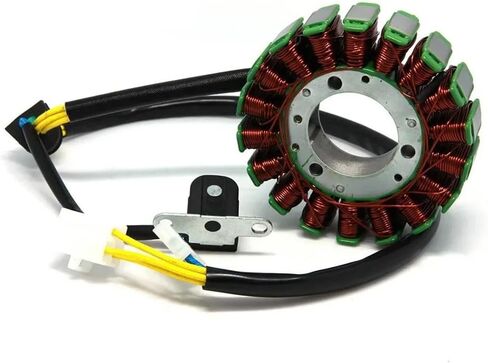 93mm 103mm 18 لفائف Magneto Stator لـ Majest YP250 لـ Roket MC-54B لـ Linhai Vog 250 257 260 300 LH170MM لـ AEOLU BMS لقطع القطر (93 مم) in Kuwait