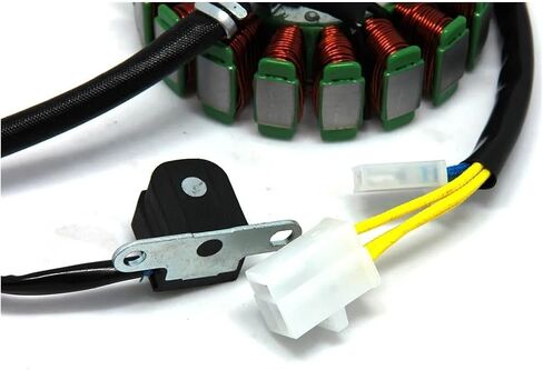 93mm 103mm 18 لفائف Magneto Stator لـ Majest YP250 لـ Roket MC-54B لـ Linhai Vog 250 257 260 300 LH170MM لـ AEOLU BMS لقطع القطر (93 مم) in Kuwait