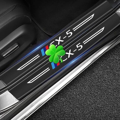 واقي عتبة باب السيارة متوافق مع ملحقات CX-30 ، ملصق عتبة باب من ألياف الكربون المضاد للخلع in Saudi Arabia