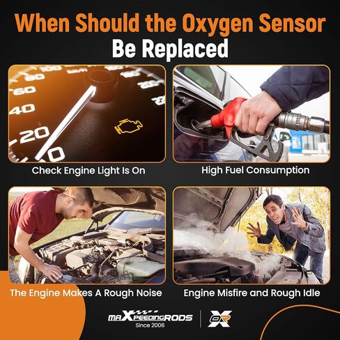 MaxPeedingRods Oxygen O2 Sensor 234-4092 Opstream Apromstream for Honda Civic 2001-2005 Odyssey 1996-1998 Prelude 1997-2000 ، for Acura NSX 1995-1999 ، for Isuzu Oasis 1996-1999 in Kuwait