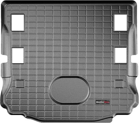 WeatherTech Cargo Trunk Liner for Jeep Wrangler 2-Door, Wrangler JK 2-Door - Behind 1st Row (401055) Black in Saudi Arabia