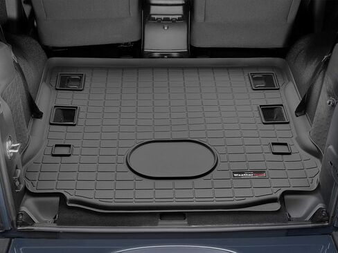 WeatherTech Cargo Trunk Liner for Jeep Wrangler 2-Door, Wrangler JK 2-Door - Behind 1st Row (401055) Black in Saudi Arabia