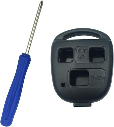 Replacement Keyless Entry Remote Control Key Case Fit for Lexus ES GS GX is LS LX RX SC Key Fob Cover Case Without Blade (2 PCS) in Saudi Arabia