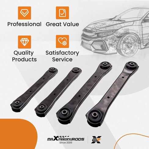 maXpeedingrods 4 PC Front Control Arms for Dodge Ram 1500 2500 3500 2003-2010, Upper & Lower, 4x4 4WD 8 Lug Wheels Only in Saudi Arabia