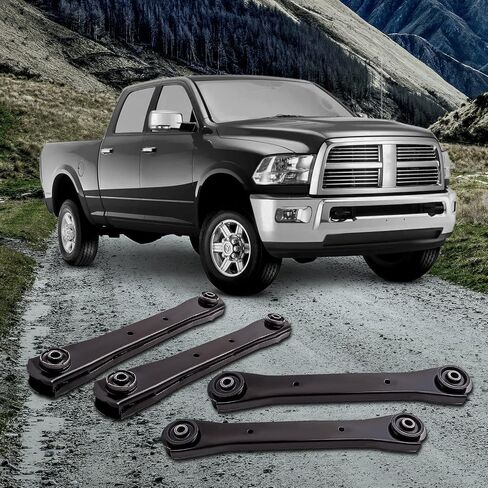maXpeedingrods 4 PC Front Control Arms for Dodge Ram 1500 2500 3500 2003-2010, Upper & Lower, 4x4 4WD 8 Lug Wheels Only in Saudi Arabia