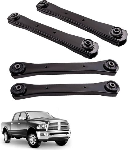 maXpeedingrods 4 PC Front Control Arms for Dodge Ram 1500 2500 3500 2003-2010, Upper & Lower, 4x4 4WD 8 Lug Wheels Only in Saudi Arabia