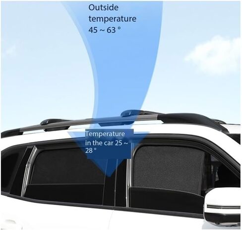 4 Pcs Car Window Shade for Lexus ES 2018-2021,Magnetic Mesh Sun Shade for Side Windows Privacy Block Light for Baby Protection Car Accessories in Saudi Arabia