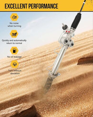 KAC 1030206 Power Steering System Rack & Pinion for Envoy/Trailblazer 2002-2009 4.2L 5.3L,9-7x 2005-2009 4.2L 5.3L 6L,Ascender 2003-2008 4.2L 5.3L,Bravada 2002-2004 4.2L,Rainier 2004-2007 4.2L 5.3L in Saudi Arabia