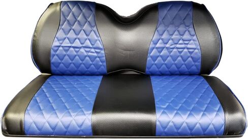 Club Car Precdent Front Golf Cart Conting Covernsing Diamond Stitching (Red/Dark Dark) in Kuwait