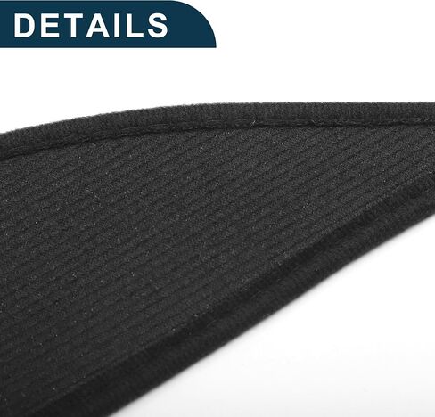 Leather Car Door Anti Kick Pad Sticker for Honda HR-V 2015-2019, for Honda Vezel 2015-2019 Door Side Edge Protector Interior Accessories Black 1 Set in Saudi Arabia