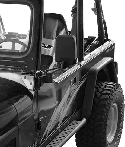 HOOKE ROAD WRANGLER YJ Front & الخلفية Fender Flares Tube Armor Guards for Jeep Wrangler YJ 1987 1988 1989 1990 1991 1992 1993 1994 1995 in Saudi Arabia