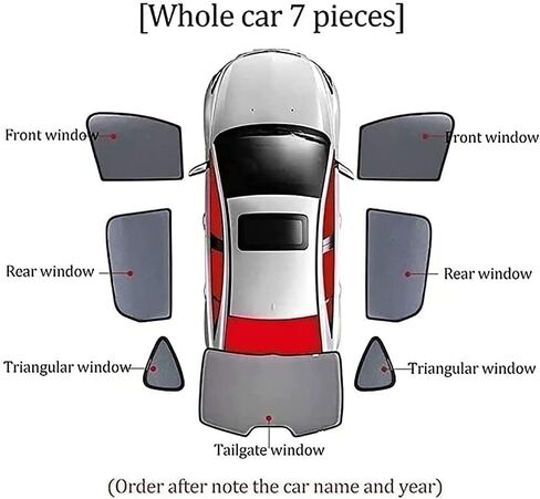 نافذة السيارة Sunshade لجيب Grand Cherokee IV 2011-2022 2023 2024 2025 Half Shade Car Interior Stainsptible Sunshade شاشات شاشات شاشية دائمة ، مرة أخرى in Kuwait