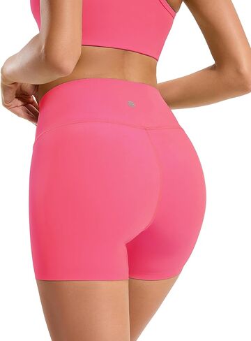 شورتات تجريب Riojoy purecomfy ، شورتات صالة رياضية عالية الخصر ، راكب الدراجة النارية الرياضية قصيرة للسيدات in Kuwait