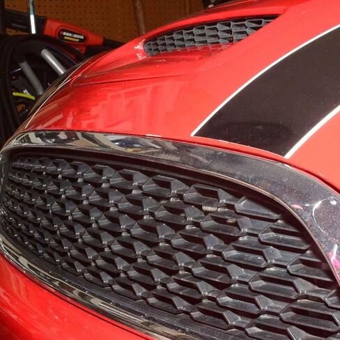 Chrome Grille Hood Molding Trim Compatible with 2007-2015 Mini Cooper R55 R56 R58 R59 51132751040 in Kuwait