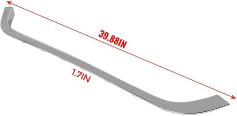 Chrome Grille Hood Molding Trim Compatible with 2007-2015 Mini Cooper R55 R56 R58 R59 51132751040 in Kuwait