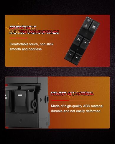 Cciyu Master Power Window Switch Fit 2014 2015 2015 2017 لـ Kia Sportage Front Left Side Side Control Switch استبدال 935703W400WK 93570-3W400WK 1S16444 in Saudi Arabia