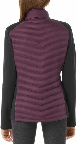 32 Degrees Womens Mixed Media Jacket (Forestwood, XX-Large) in Kuwait