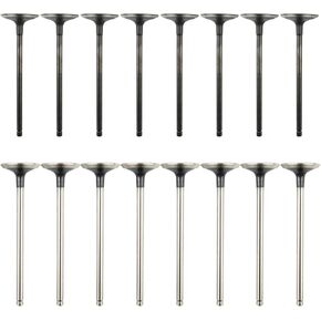 22211-2G000 22212-25002 استبدال 16PCs صمامات العادم كدة مجموعة متوافقة مع Hyundai Genesis Coupe/Santa Fe/Sonata/Tucson/Kia Forte/Koup/Forte5/Optima/Rondo/Sorento/Sportage 2.0L 2.4L L4 in Kuwait
