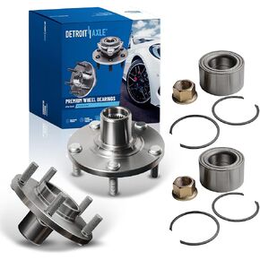 Detroit Axle-محاور الحامل العجلات الأمامية لـ 02-06 Nissan Altima 00-08 Maxima Infiniti I30 I35 ، استبدال 2002 2003 ، 2005 2006 X-Trail Wheel Wheel in Kuwait