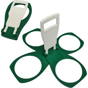 حامل أكواب/علبة قابلة للطي [صُنعت في المملكة المتحدة] [عبوة من قطعتين] حامل مشروبات البيرة والقهوة والمشروبات الغازية، حجم جيب قوي قابل لإعادة الاستخدام، حفلات رياضية للمهرجانات، سهلة الاستخدام - المشروبات الساخنة، 2,3,4 أكواب in Kuwait