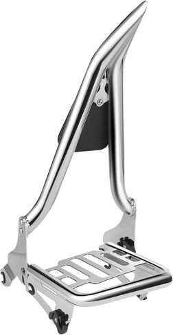 Sissy Bar Luggage Rack ، مسند ظهر للركاب الخلفي القابل للفصل متوافق مع نماذج Harley Davidson Touring 2009-2024 شارع Glide Road Road Electra Glide Road (Black) in Kuwait