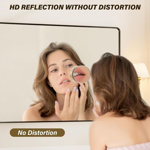 72X36 Inch Black Metal Framed Bathroom Mirror for Wall, Rounded Rectangle Mirror, Matte Black Bathroom Vanity Mirror, Environmentally Friendly Resin Mirror, Anti-Rust in Saudi Arabia