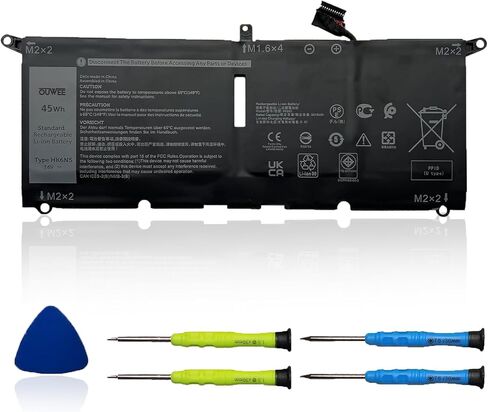 71TG4 Laptop Battery Compatible with Dell Latitude 5289 7389 7390 2-in-1 Series Notebook 071TG4 K5XWW X49C1 0X49C1 11.4V 45Wh 3745mAh in Saudi Arabia