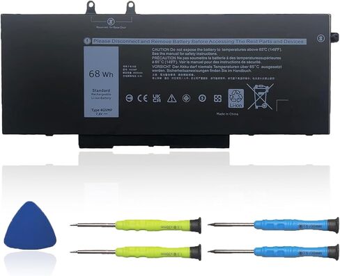 71TG4 Laptop Battery Compatible with Dell Latitude 5289 7389 7390 2-in-1 Series Notebook 071TG4 K5XWW X49C1 0X49C1 11.4V 45Wh 3745mAh in Saudi Arabia