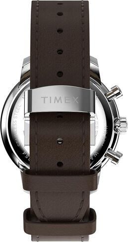 Timex Men's Waterbury Metropolitan 41mm Watch - Case Strap Cream Dial in Kuwait