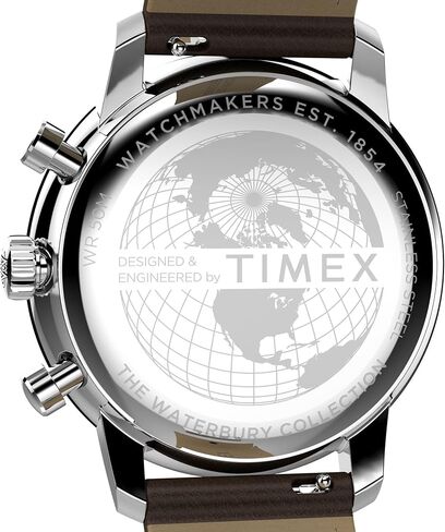 Timex Men's Waterbury Metropolitan 41mm Watch - Case Strap Cream Dial in Kuwait