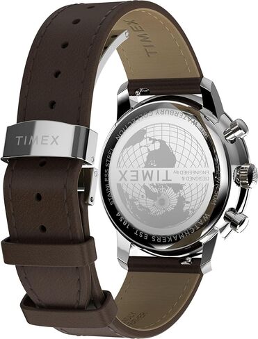 Timex Men's Waterbury Metropolitan 41mm Watch - Case Strap Cream Dial in Kuwait