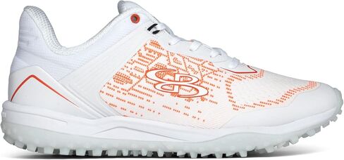 Boombah Viper Pureknit Men's Turf Shoes - White Out - Multiple Color Options - Multiple Sizes in Kuwait