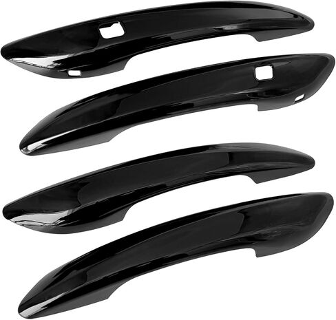 4PCS Gloss Black-Car Exterior Door Handle Cover Trims, Compatible with Hyundai Elantra Accessories 2021-2025 with 2 Smart Entry Keyhole in Saudi Arabia