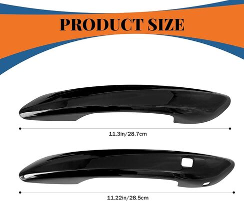 4PCS Gloss Black-Car Exterior Door Handle Cover Trims, Compatible with Hyundai Elantra Accessories 2021-2025 with 2 Smart Entry Keyhole in Saudi Arabia