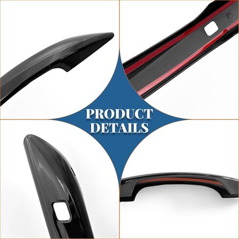 4PCS Gloss Black-Car Exterior Door Handle Cover Trims, Compatible with Hyundai Elantra Accessories 2021-2025 with 2 Smart Entry Keyhole in Saudi Arabia