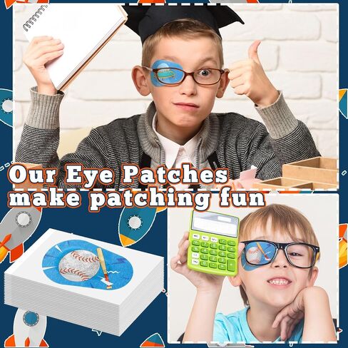 Panitay 40 PCS Kids Kids Eye Patches for Boys Childlers Rathesive Patches Burk with Lazy Eye Eye Creatible Pad Light Forcing Designs Cutton Cotton Latchafficive Modages for Boys Boys in Saudi Arabia