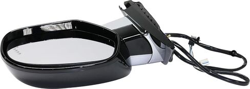 Kool Vue Side Power Power Mirror for Cadillac Escalade ESV 2007-2014 طية الطاقة مع ضوء الإشارة والذاكرة ومصباح البركة ؛ بدون مراقبة البقعة العمياء كروم in Saudi Arabia