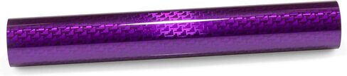 12 "x60" (1FTX5ft) Royal Purple Pet Stealth Carbon Fiber Gloss Vinyl Wrap Auto Car Sticker Screat Film Bubble Free Air Technology with Toolk Kit in Saudi Arabia