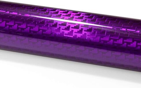 12 "x60" (1FTX5ft) Royal Purple Pet Stealth Carbon Fiber Gloss Vinyl Wrap Auto Car Sticker Screat Film Bubble Free Air Technology with Toolk Kit in Saudi Arabia