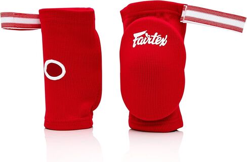 وسادات الكوع المرنة من Fairtex EBE1 Muay Thai Kick Boxing لحماية النسيج الناعم (أسود) in Kuwait