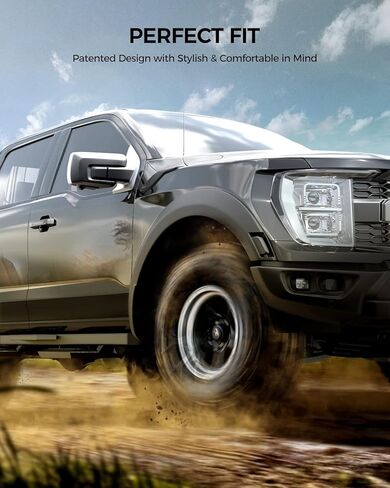 Kyx تشغيل لوحات وخطوات قضبان nerf تناسب 2015-2024 Chevy Colorado/GMC Canyon Crew CAB ، زوجان زوج السيارة 6 بوصة خطوات NERF BARS BARDS STEP in Saudi Arabia