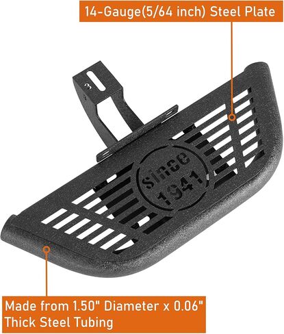 Hoke Road 4PCS Running Boards Severy 4 Doors for 2007-2018 Jeep Wrangler JK Unlimited JKU 4-DOOR in Saudi Arabia